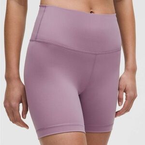 Lululemon Wonder Train Biker Shorts – Lavender | 6” Inseam | Size 6 | NWT